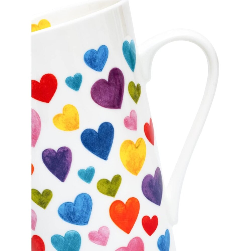Heart Coffee Mug Heart Shaped Coffee Mugs Bone China Cute Coffee Mug Valentine's - Picture 5 of 6